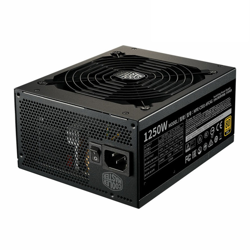 منبع تغذیه کامپیوتر کولر مستر مدل MWE GOLD 1250 V2 FULL 1