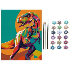 بسته نقاشی و رنگ آمیزی پالمیه طرح دایناسور کد 56 مجموعه 7 عددی