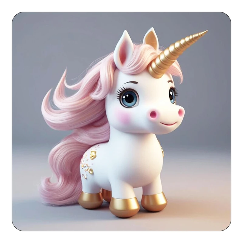 مگنت کاکتی طرح اسب تک شاخ و یونیکورن مدل mp29180