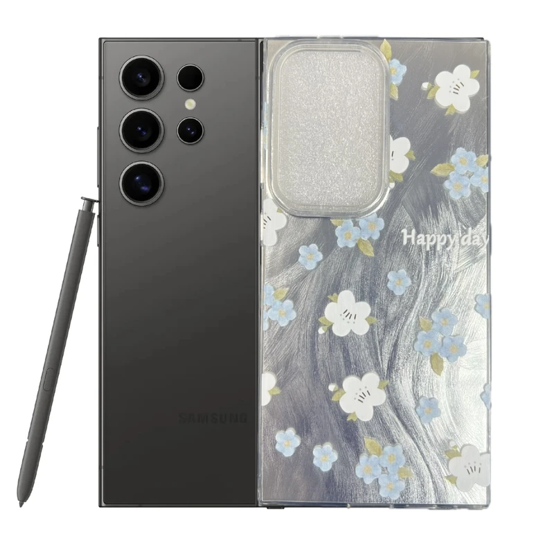 کاور طرح شکوفه باران مناسب برای گوشی موبایل سامسونگ Galaxy S24 Ultra