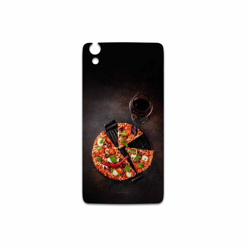 برچسب پوششی ماهوت مدل Pizza مناسب برای گوشی موبایل بلک بری DTEK 50