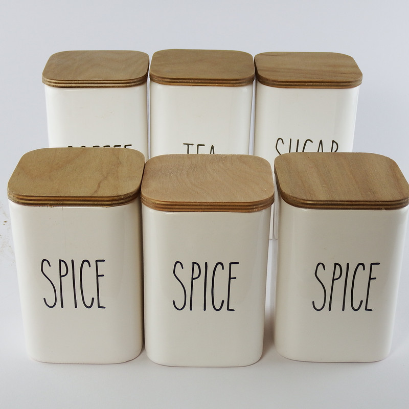 ست جا ادویه 6 پارچه کد DA-6 به همراه استند