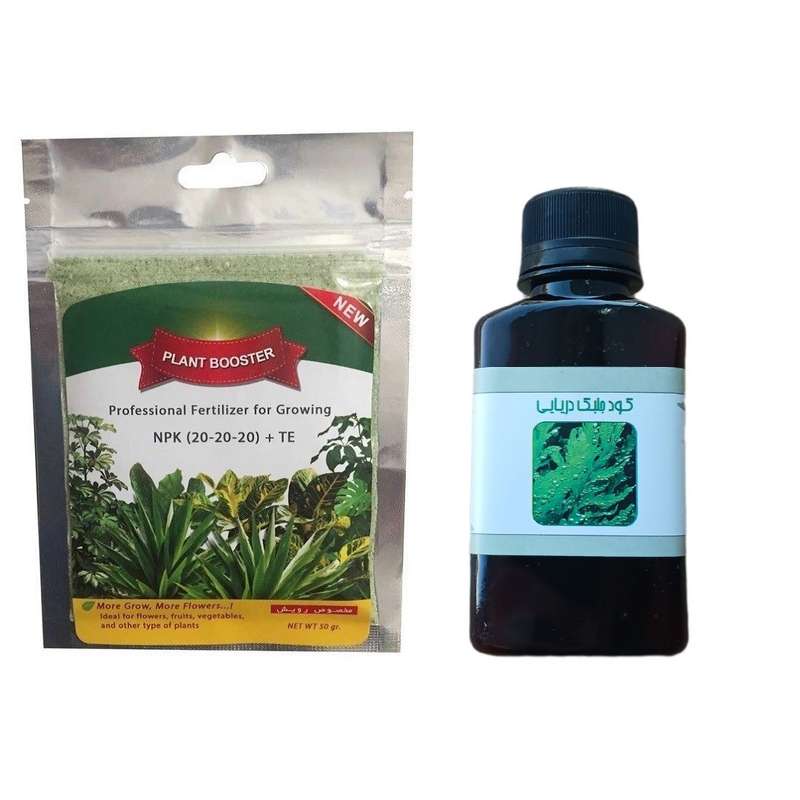 کود سه بیست و جلبک دریایی مدل 000 وزن 180 گرم بسته 2 عددی کود سه بیست و جلبک دریایی مدل 000 وزن 180 گرم بسته 2 عددی