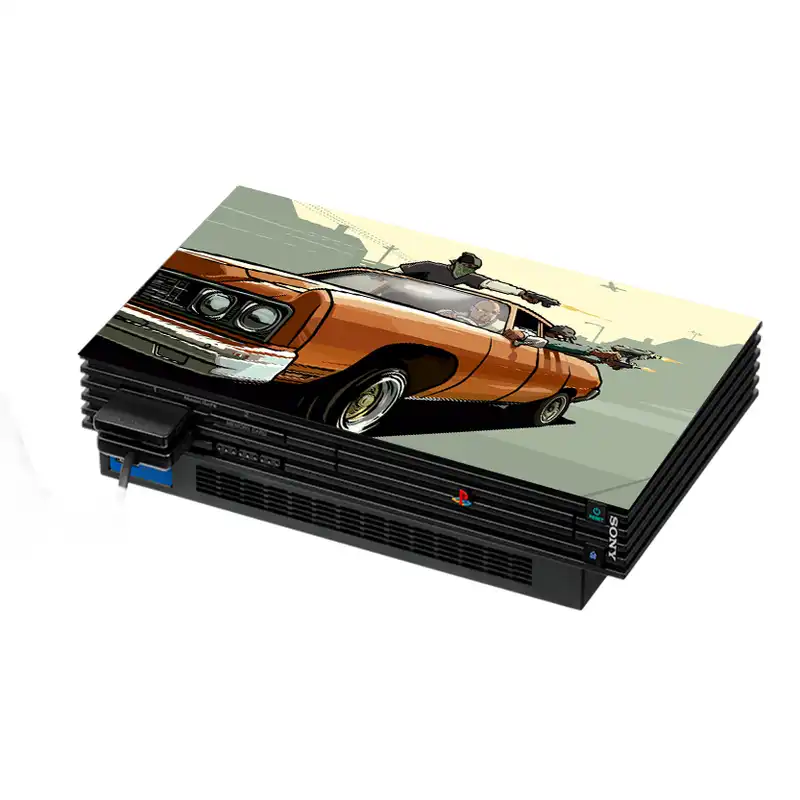 برچسب کنسول بازی پلی استیشن 2 توییجین وموییجین مدل GTA  f111