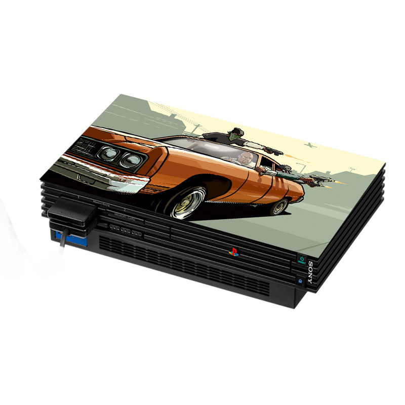 برچسب کنسول بازی پلی استیشن 2 توییجین وموییجین مدل GTA f111