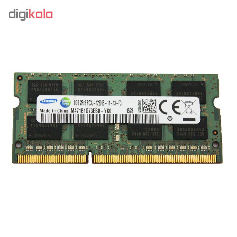 رم لپ تاپ DDR3 تک کاناله ۱۶۰۰ مگاهرتز CL11 سامسونگ مدل PC3L ظرفیت 8 گیگابایت
