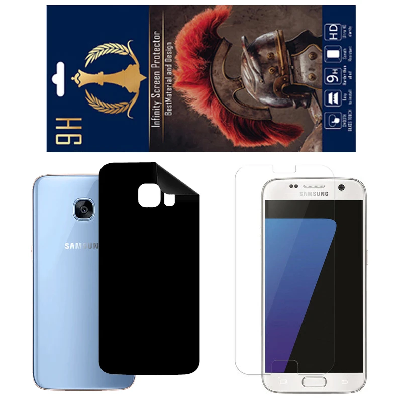 برچسب پوششی اینفینیتی مدل RG مناسب برای گوشی موبایل سامسونگ Galaxy S7 EDGE به همراه محافظ صفحه نمایش