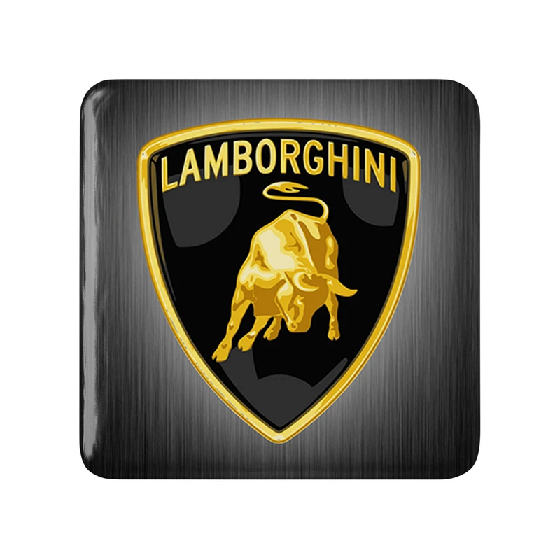 مگنت خندالو طرح لامبورگینی Lamborghini مدل مربعی کد 30638