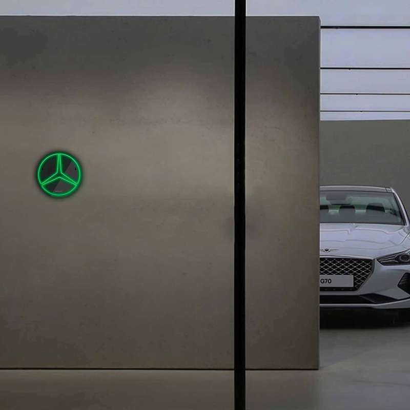 چراغ دیواری نئون دیزاین طرح Benz-BL_GR