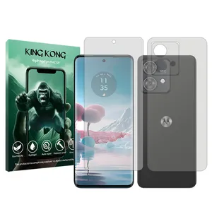 King Kong Tough model transparent screen protector suitable for Motorola Edge 40 Neo mobile phone along with the back protector
