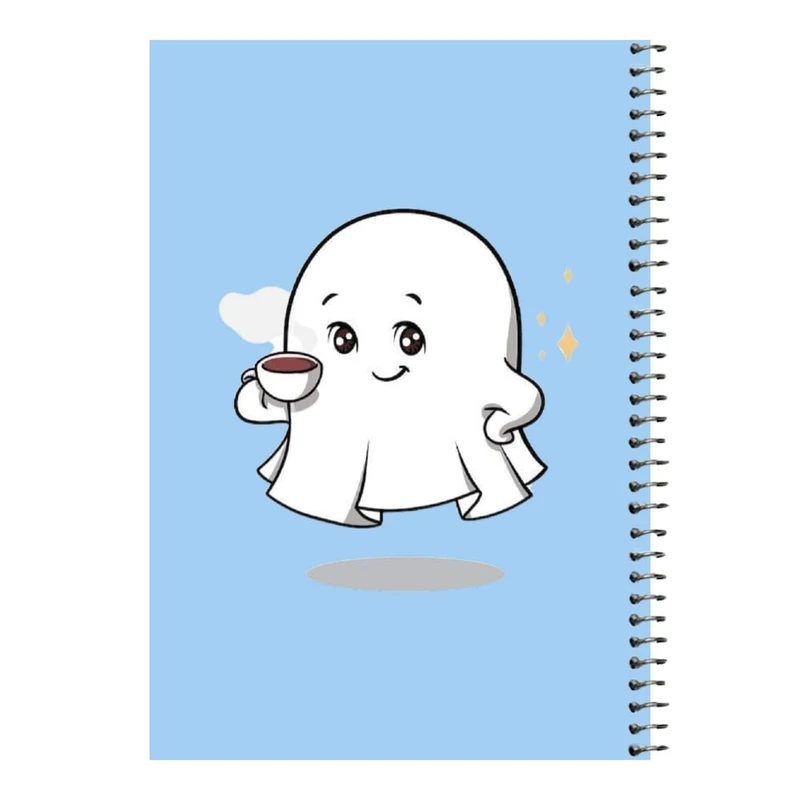 دفتر مشق 80 برگ اس جی مدل روح و قهوه   