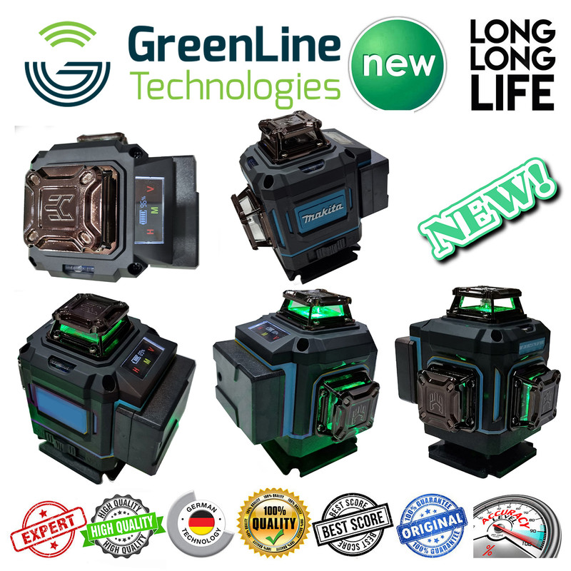 تراز لیزری ماکیتا مدل فوق هوشمند 16 لاین کد 4D-16 L