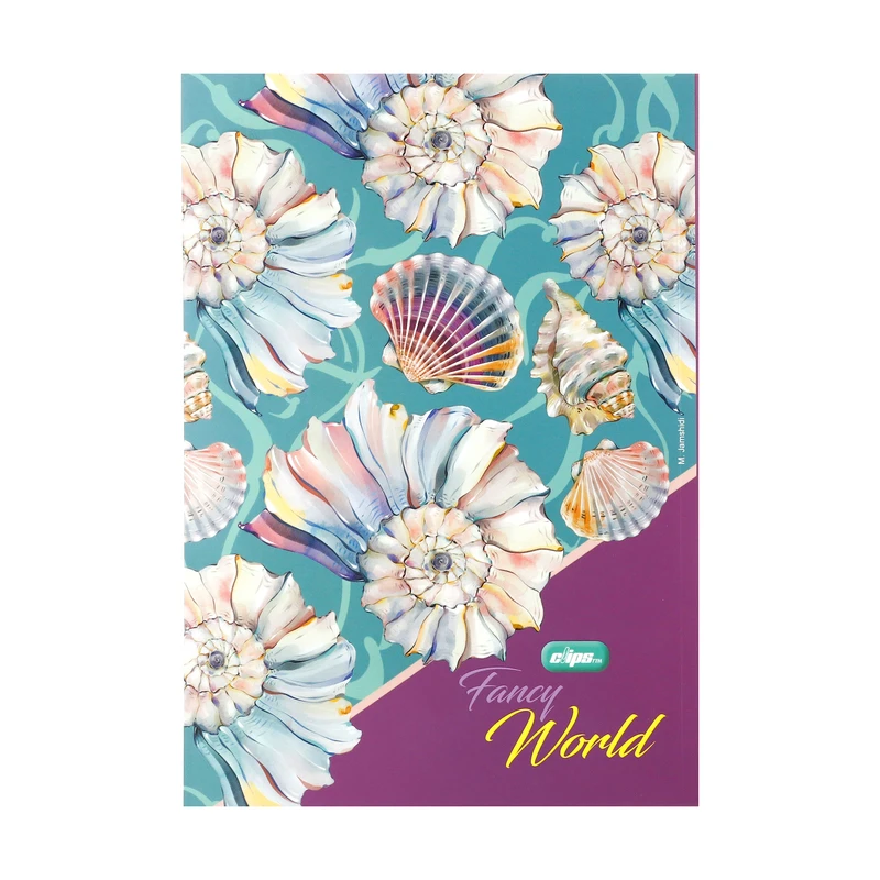 دفتر مشق 80 برگ کلیپس مدل 0391 کد 7