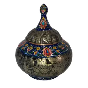 قندان قلمزنی مسی طرح پرداز کد 22
