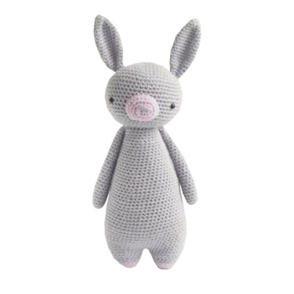 عروسک بافتنی طرح خرگوش دراز کد H9