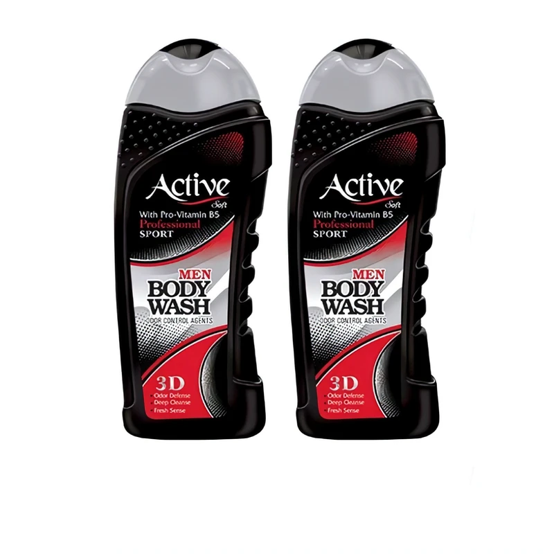 شامپو بدن اکتیو مدل B5 حجم 400 میلی لیتر مجموعه 2 عددی