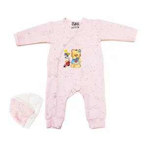 ست سرهمی و کلاه نوزادی پرنسس طرح خرس کوچولو