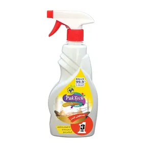  اسپری ضدعفونی کننده سطوح بدون رایحه  پاک تک مدل sdحجم 500 میلی لیتر 