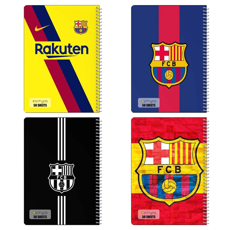 دفتر نقاشی 50 برگ کارنيکا طرح بارسلونا Barcelona کد 99330 مجموعه 4 عددی