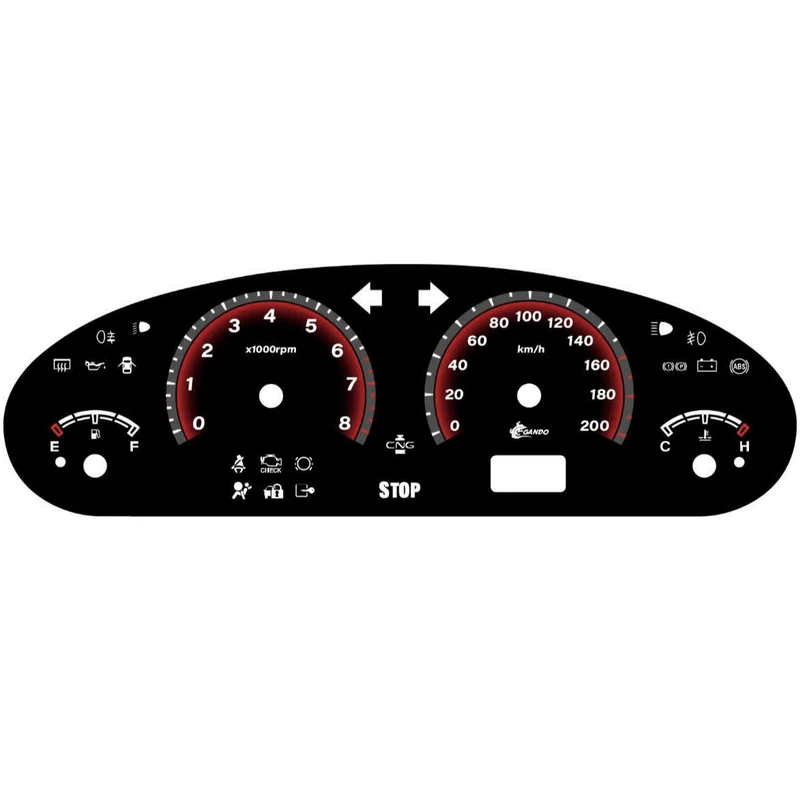 صفحه کیلومتر خودرو گاندو کد 04 مناسب برای پژو 405