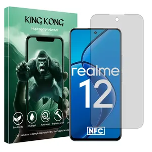 King Kong Tough model transparent screen protector suitable for Realme 12 5G mobile phone