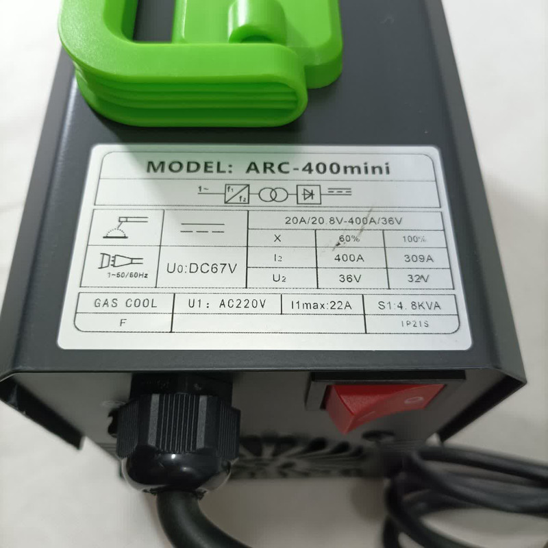 دستگاه جوشکاری 400 آمپر باس مدل mini