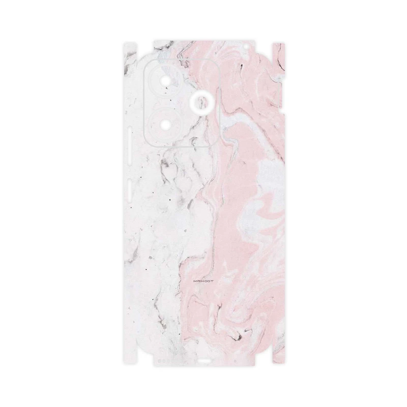 برچسب پوششی ماهوت مدل Blanco_Pink_Marble-FullSkin مناسب برای گوشی موبایل شیائومی Redmi 13x