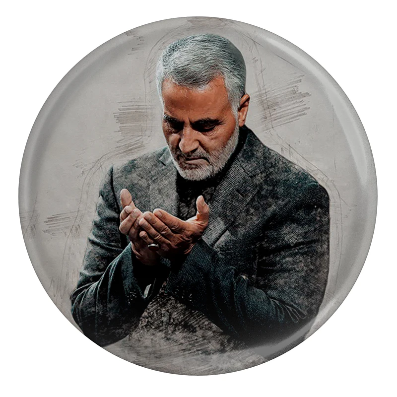 مگنت طرح سردار شهید حاج قاسم سلیمانی مدل S4839 