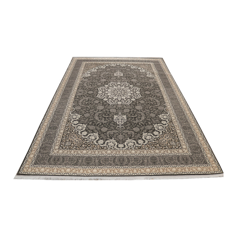 فرش ماشینی سهند کد VT09.XI زمینه ذغالی