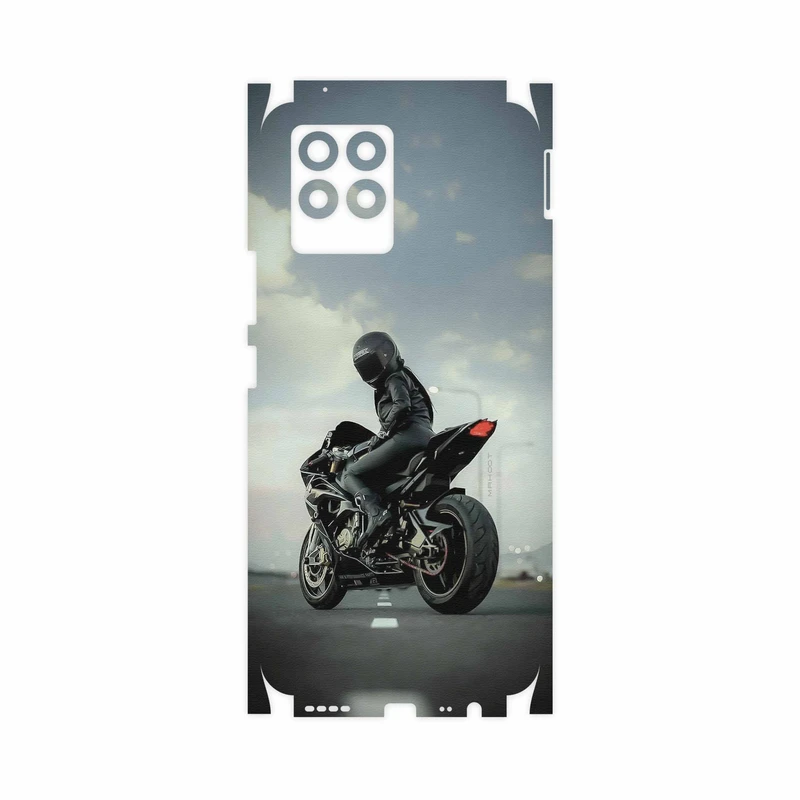 برچسب پوششی ماهوت مدل Motorcycling-FullSkin مناسب برای گوشی موبایل ریلمی 8 Pro