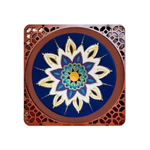 بشقاب دیوارکوب سفالی کد 667