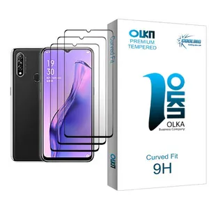 Cooling Olka Glass MIX003 Screen Protector For Oppo A8 Pack Of 3