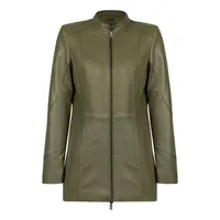 کت چرم زنانه چرم مشهد مدل B0461