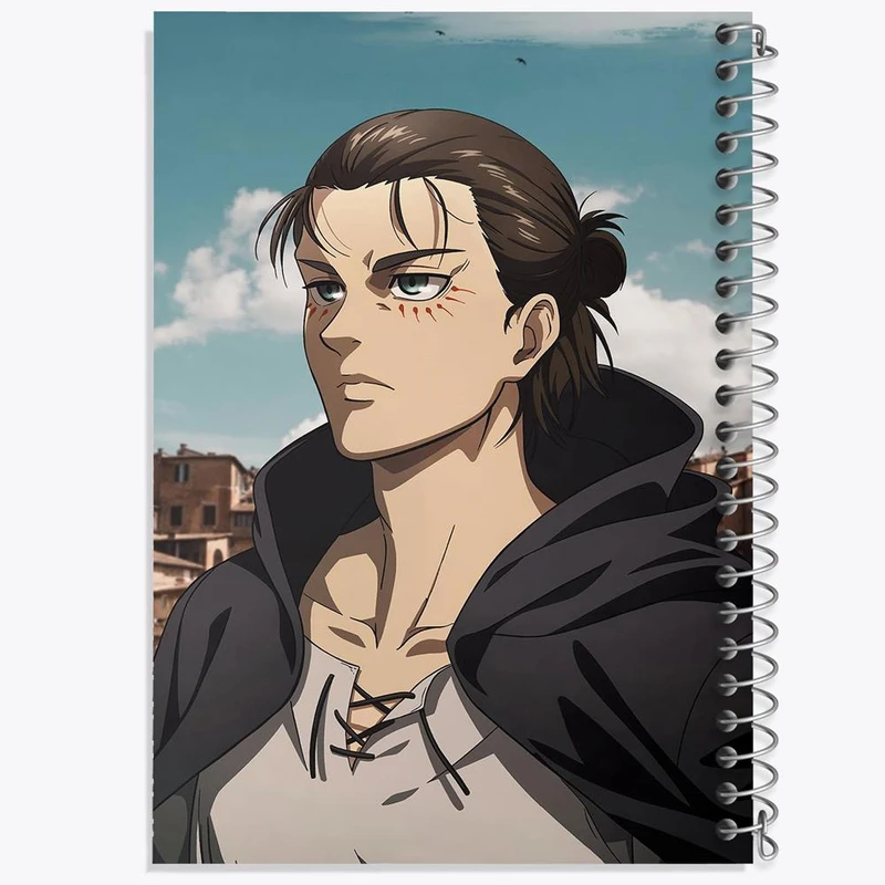 دفتر لیست خرید 50 برگ خندالو طرح ارن یگر انیمه اتک آن تایتان کد 13251