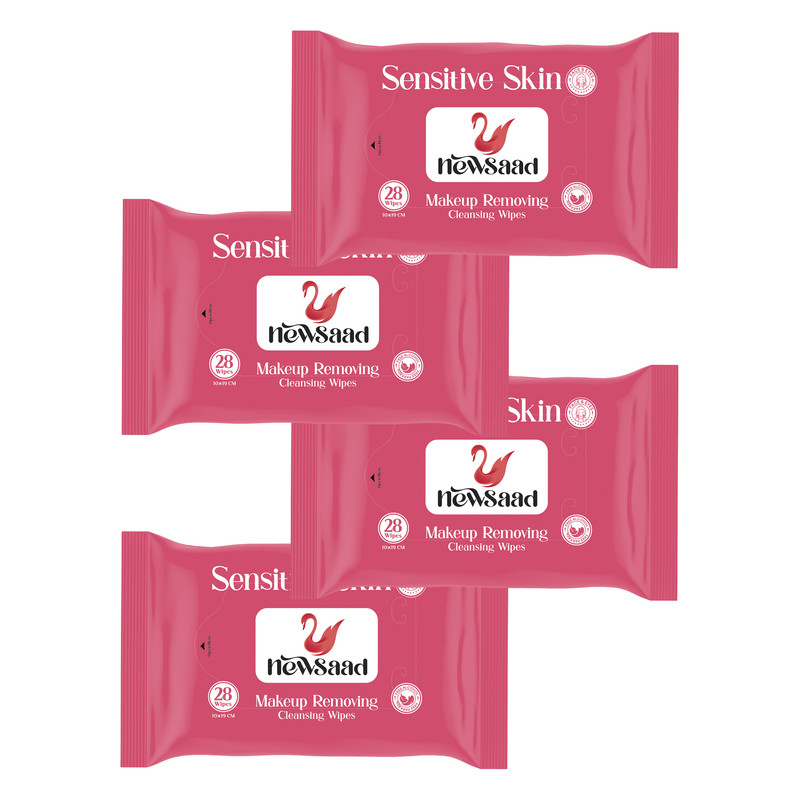 دستمال مرطوب نیوساد مدل Sensitive-W4 چهار بسته 28 عددی