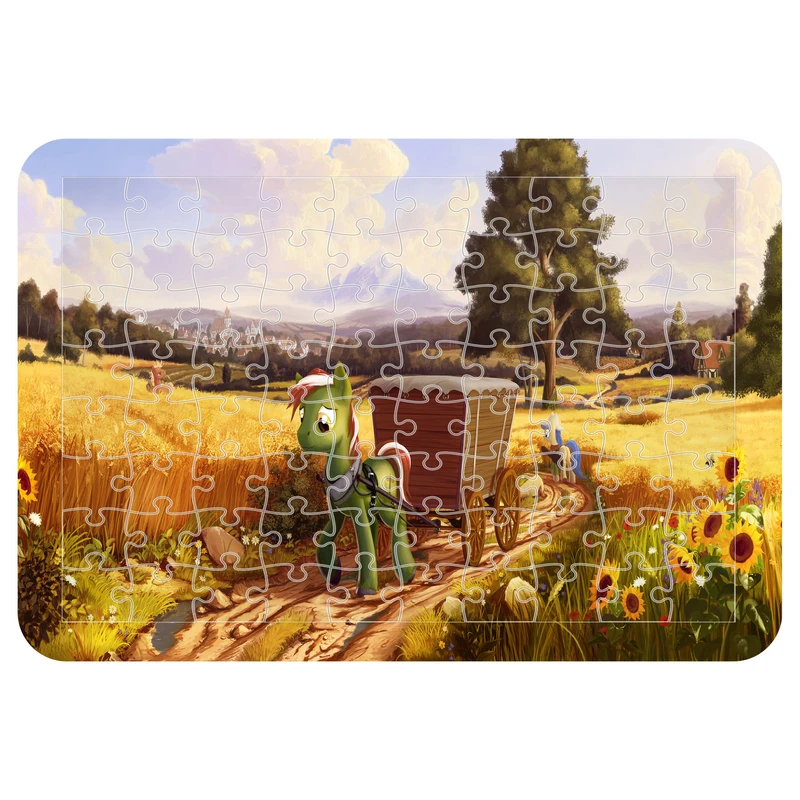 پازل 54 تکه مدل CHB1501 طرح انیمیشن یونیکورن پونی کوچولو