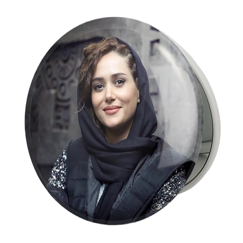 آینه جیبی خندالو طرح پریناز ایزدیار مدل تاشو کد 10494 