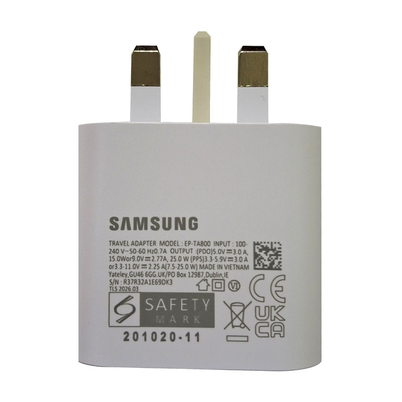 شارژر دیواری 25 وات USB-C مدل EP-TA800 ویتنام