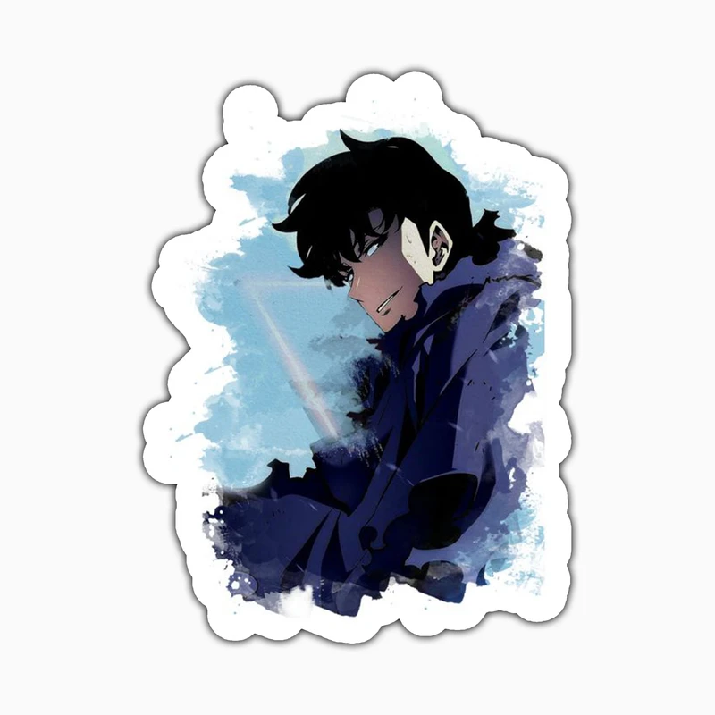 استیکر لپ تاپ و موبایل بووم طرح Anime Solo Leveling کد PS62