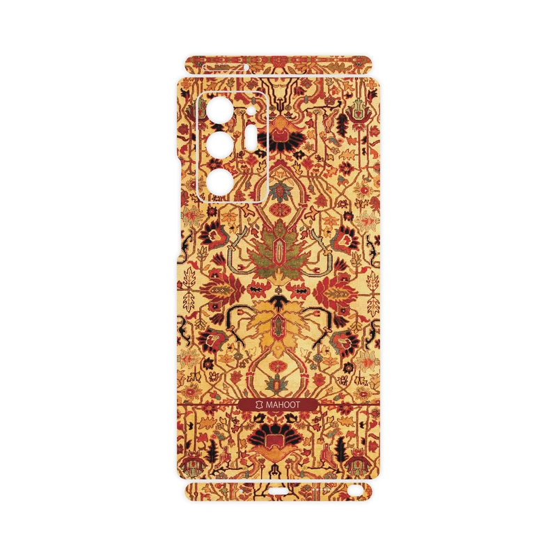 برچسب پوششی ماهوت مدل Persian-Carpet-Yellow-FullSkin مناسب برای گوشی موبایل سامسونگ Galaxy Note20 ULTRA