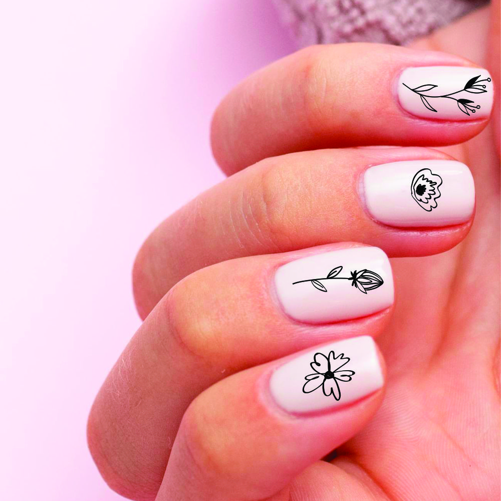 برچسب لنز ناخن مدل L2004