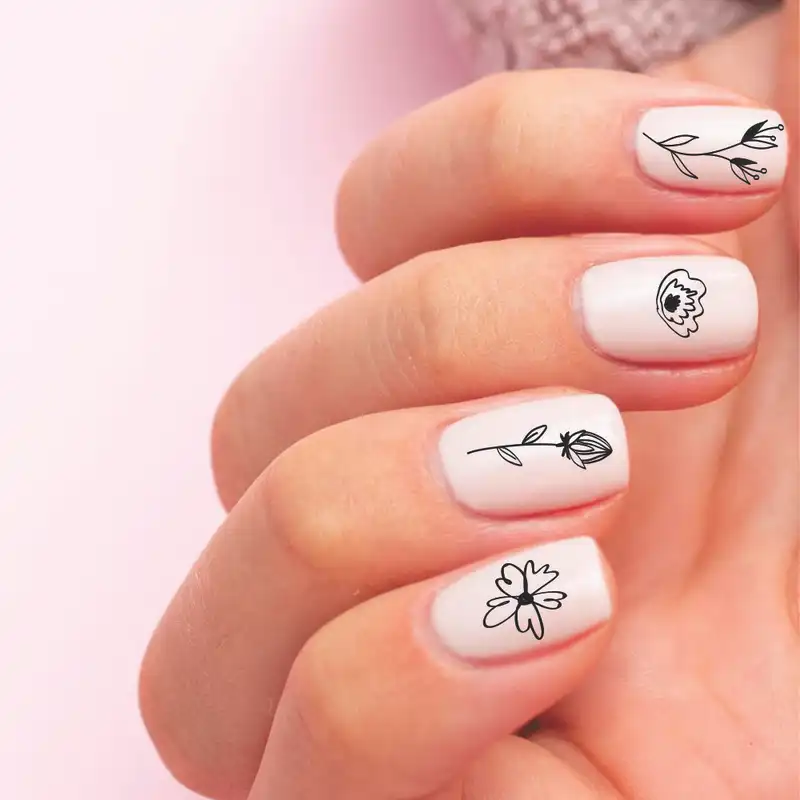 برچسب لنز ناخن مدل L2004