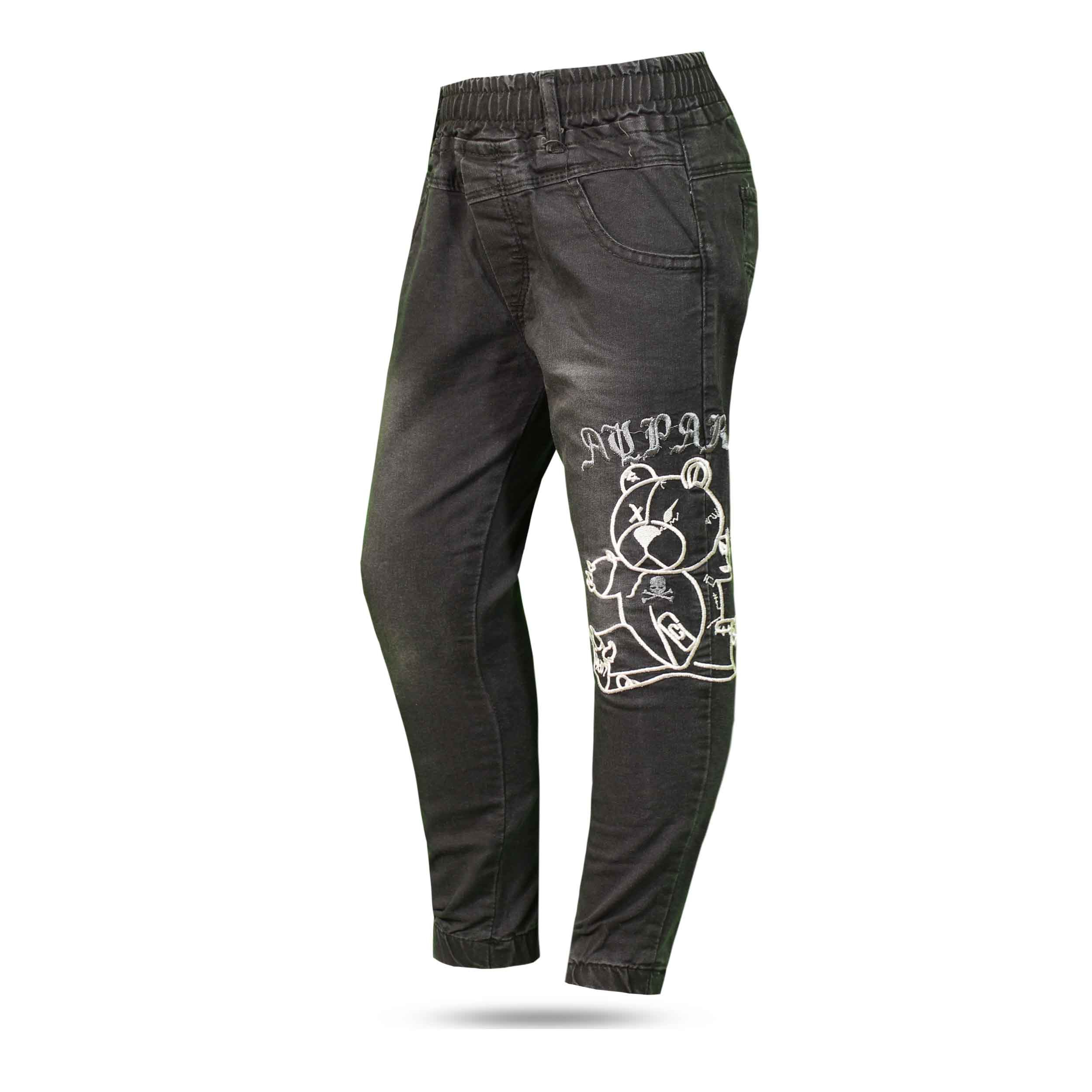 شلوارجین پسرانه مدل خرسی 29