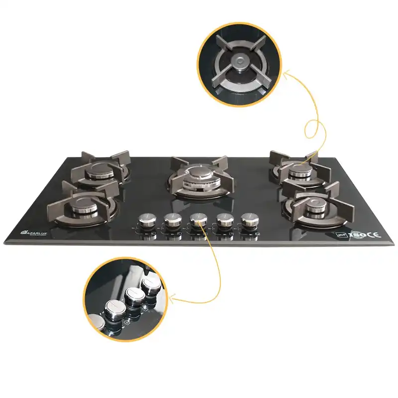 اجاق گاز صفحه ای آذرلوکس مدل G05NL-C11B