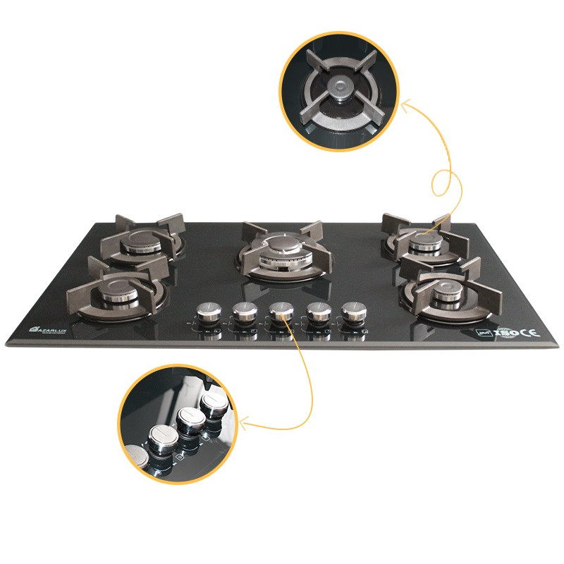 اجاق گاز صفحه ای آذرلوکس مدل G05NL-C11B