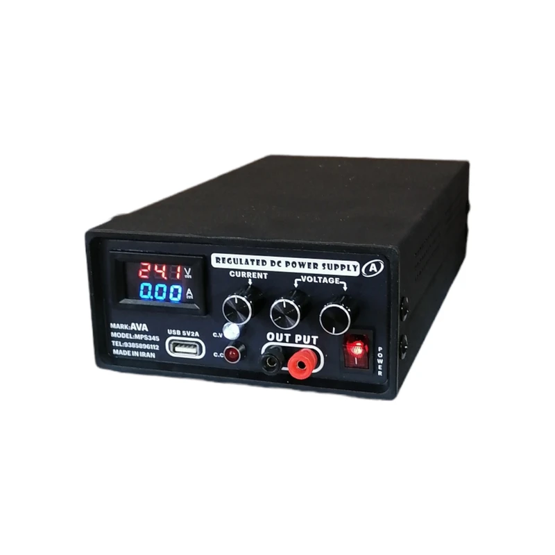 منبع تغذیه الکتریکی 24 ولت 5 آمپر مدل MPS-345