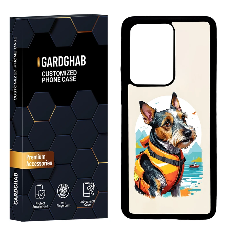 کاور گارد قاب مدل پشت گلس هنری مناسب برای گوشی موبایل سامسونگ  Galaxy S20 Ultra