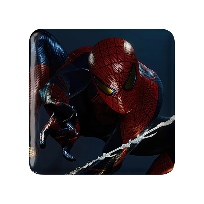 مگنت خندالو طرح پیتر پارکر مردعنکبوتی مدل مربعی کد 30842