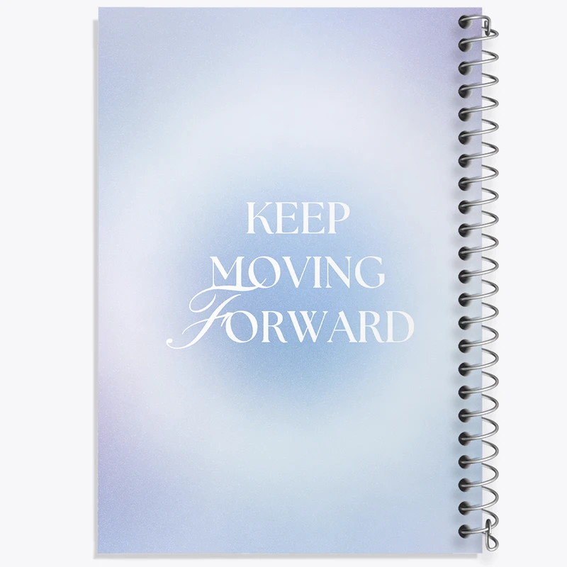 دفتر ژورنال نویسی 50 برگ خندالو مدل نقطه ای طرح Keep Moving Forward کد N2357
