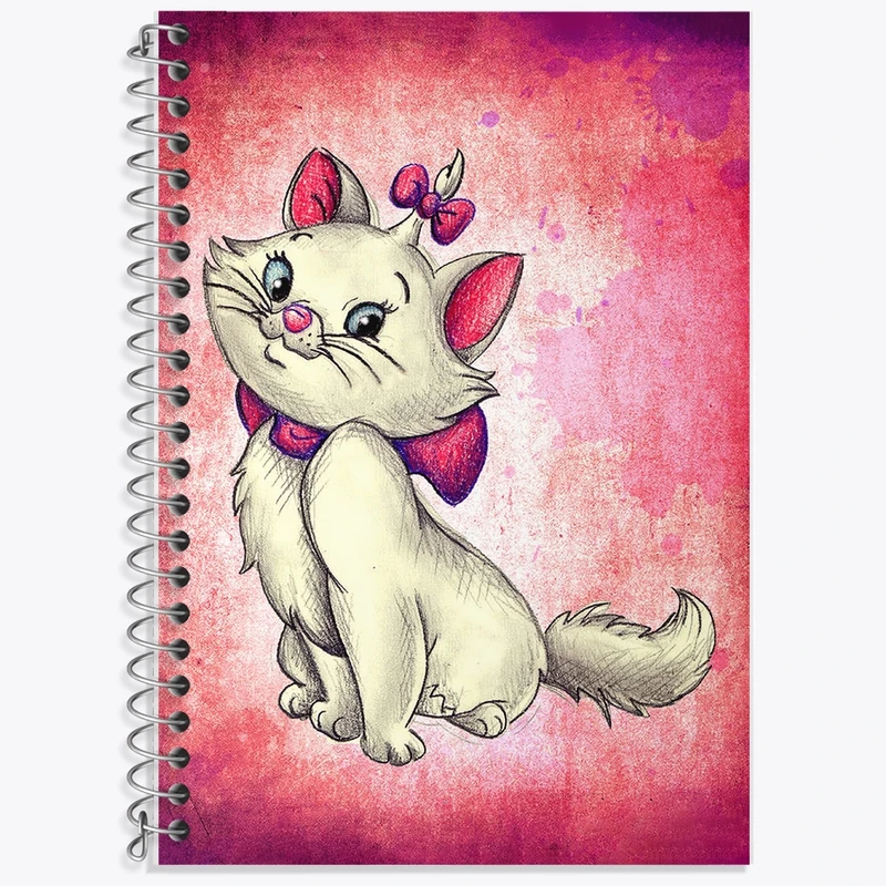 دفتر لغت 50 برگ خندالو طرح گربه (Cat) کد F2157